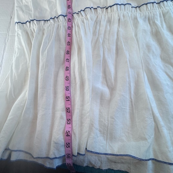 Flying Tomato Embroidered White Maxi Dress | Boho Cottagecore Floral Midi/Maxi - Picture 7 of 11